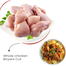 Whole chicken Biryani Cut (Approx 3.5 lb)