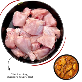 Chicken Leg Quaters Curry Cut - 1 lb